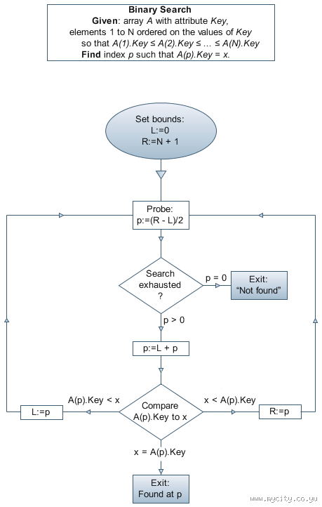 Binary Selection Flowchart