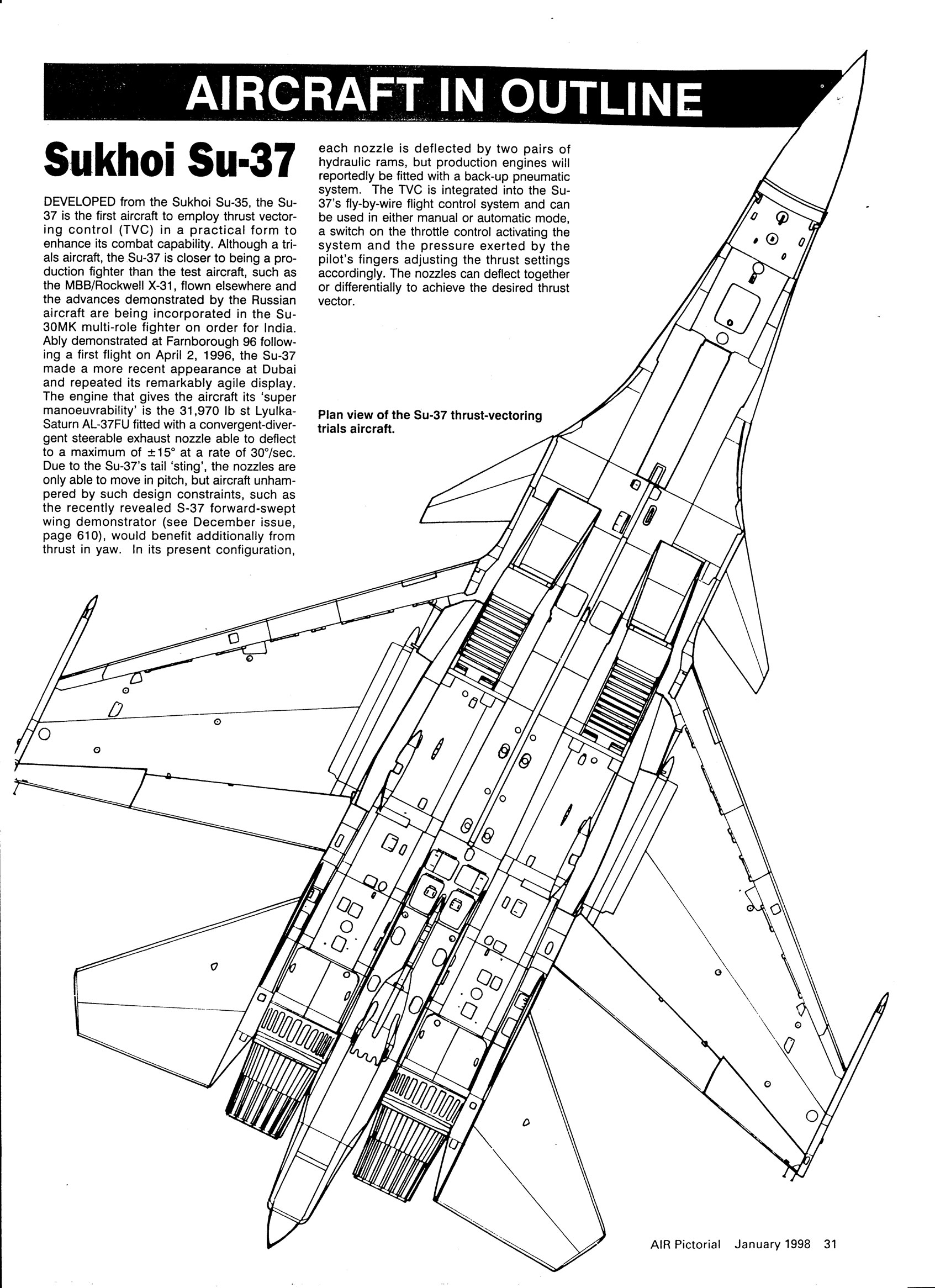 Су 37 чертеж