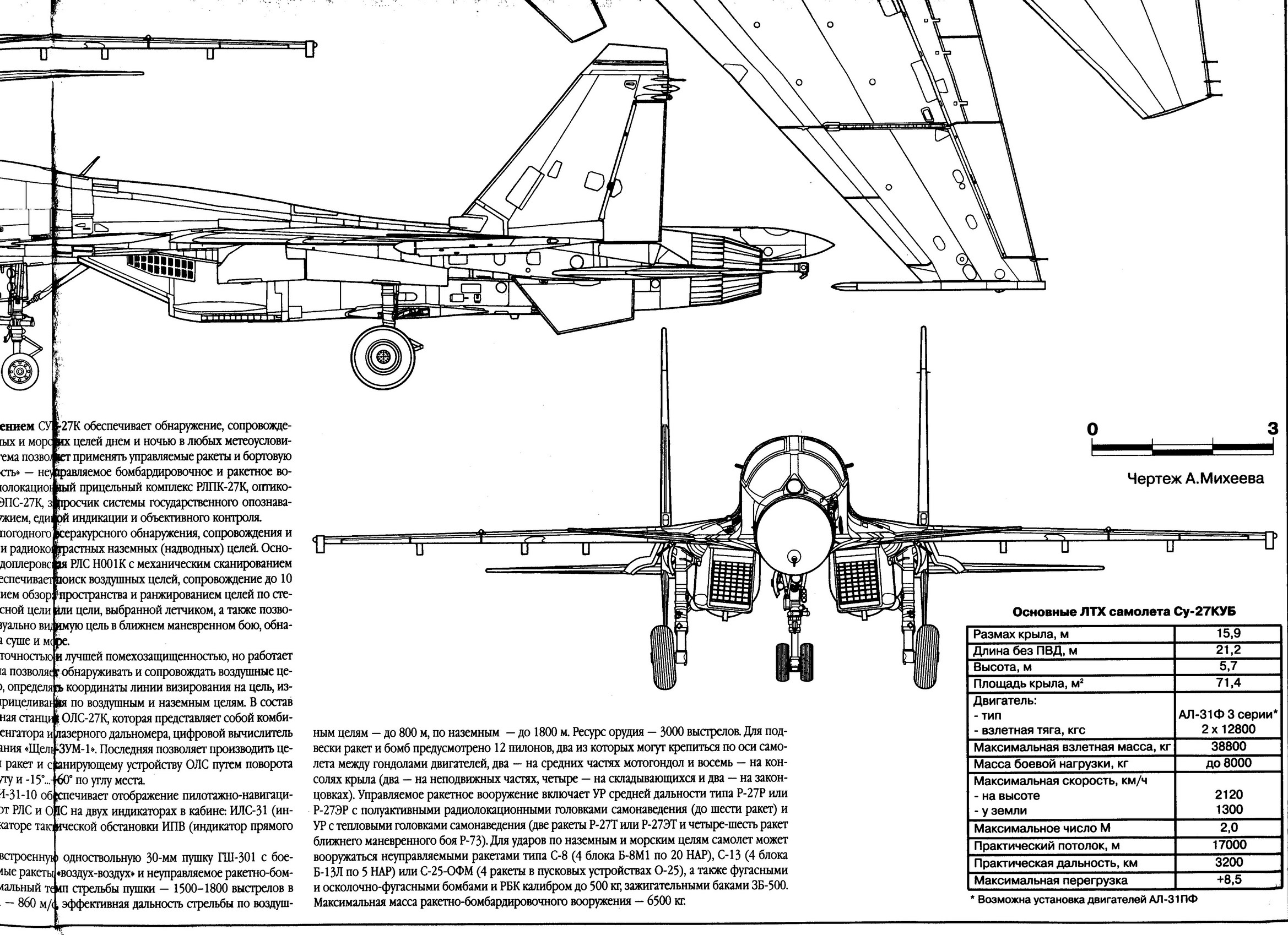 Су 27 чертеж