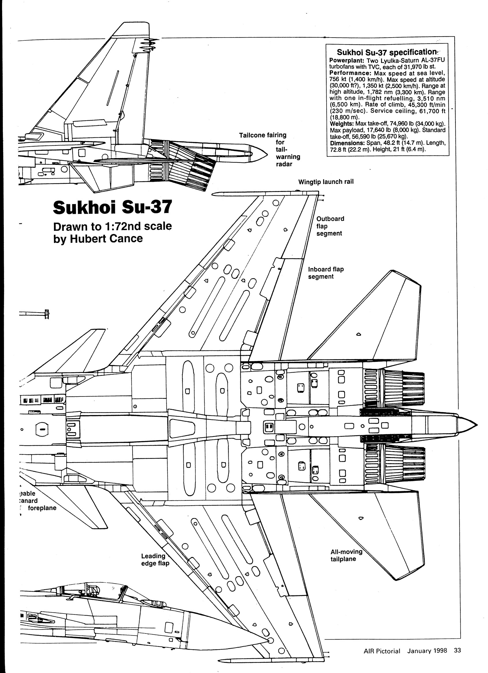 Су 37 чертеж