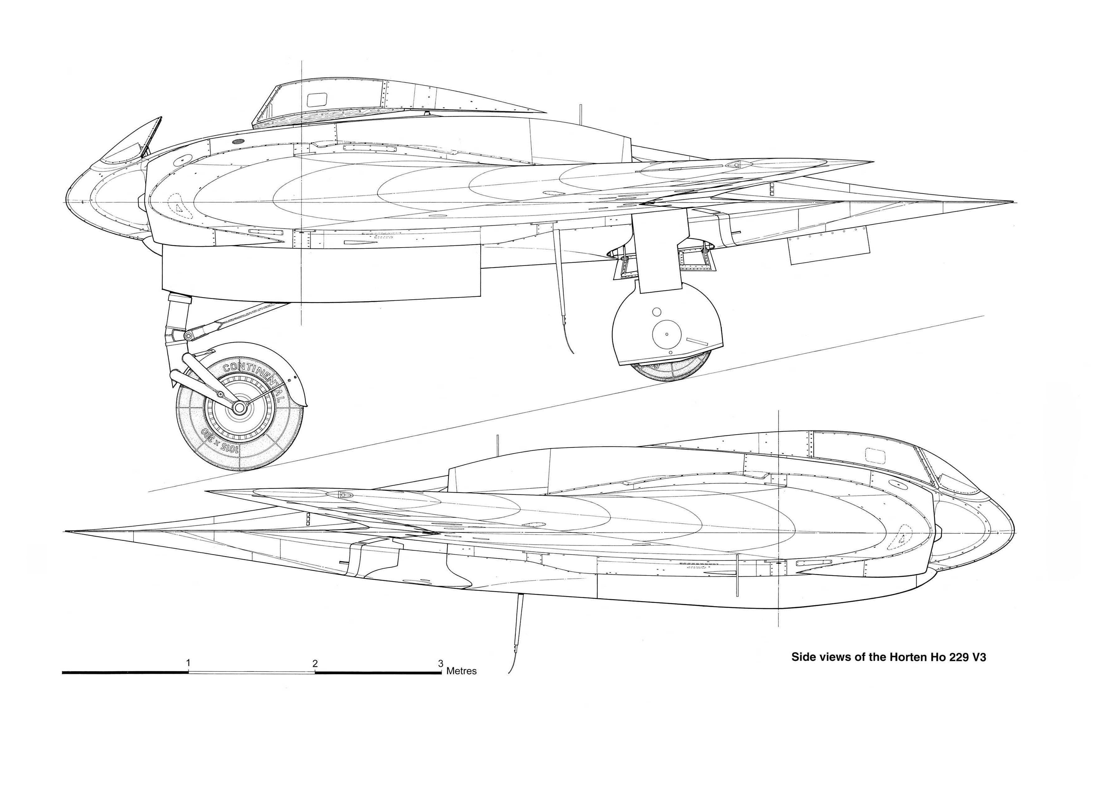 Чертежи horten 229